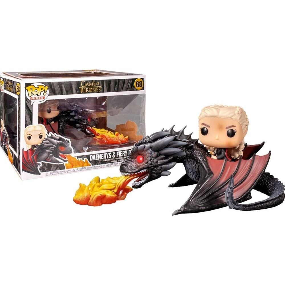 Figura POP Juego de Tronos Daenerys on Fiery Drogon FUNKO