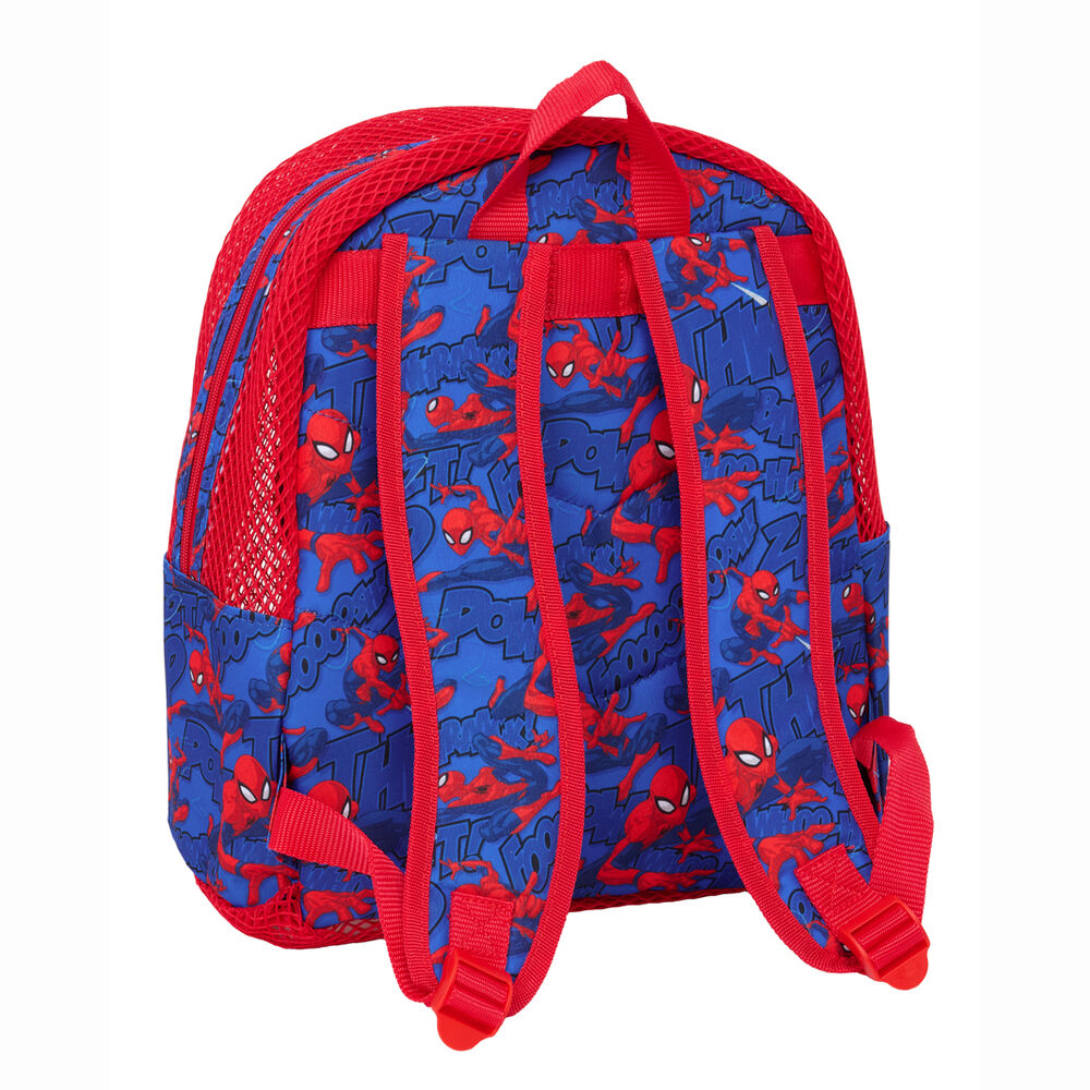 Mochila anti arena Spiderman Marvel 30cm SAFTA