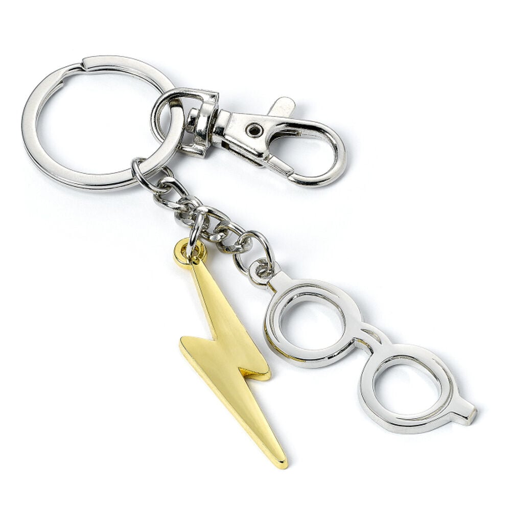Llavero Lightning Bolt & Glasses Harry Potter THE CARAT SHOP