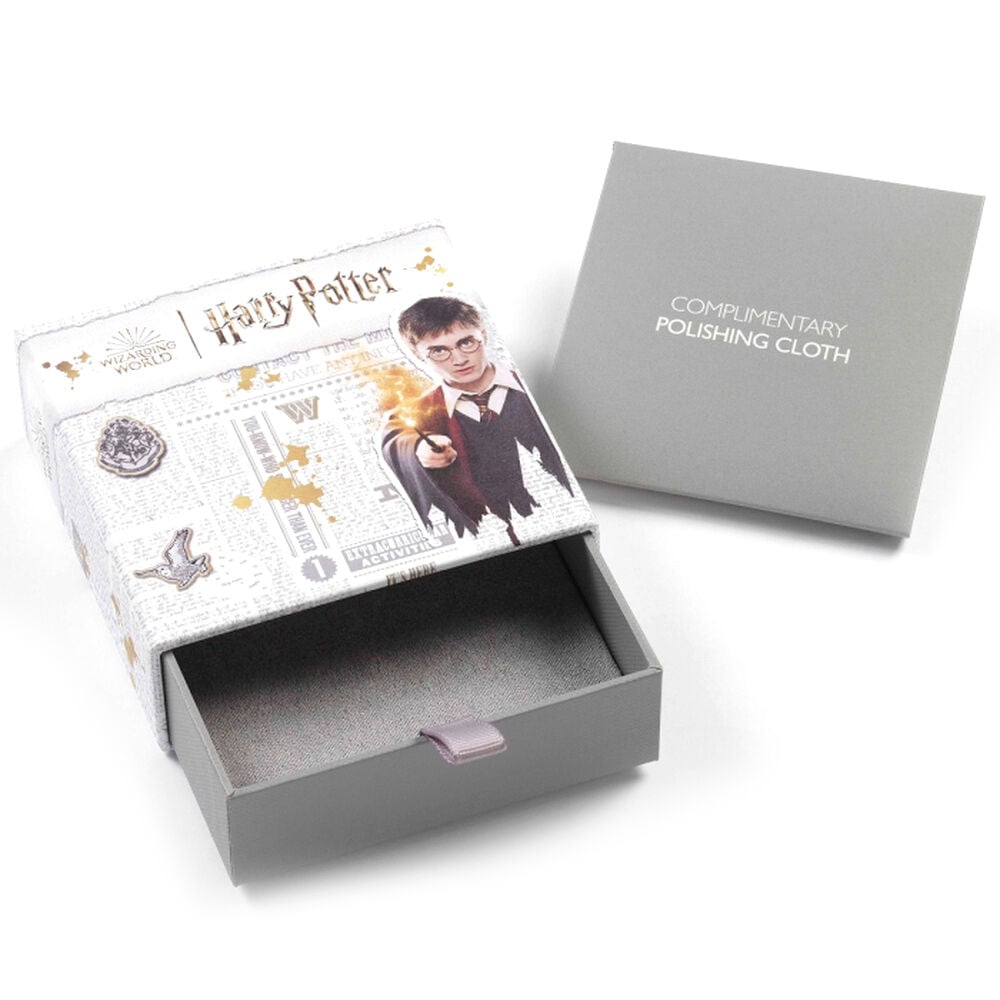 Colgante Giratiempos Harry Potter plata baño oro THE CARAT SHOP