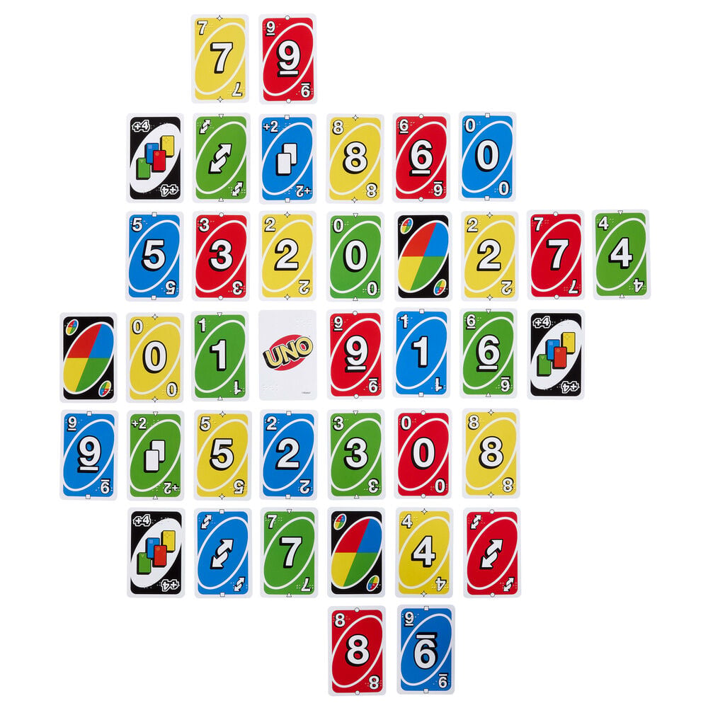 Juego cartas UNO Braille MATTEL