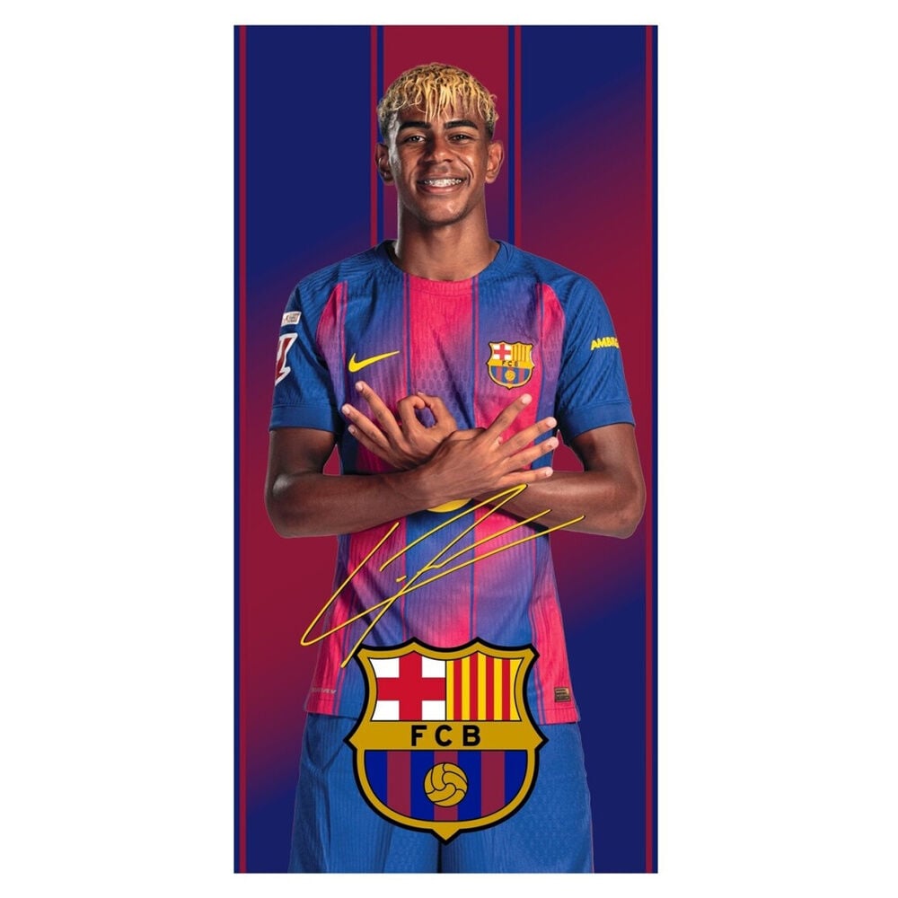 Toalla Lamine Yamal F.C Barcelona microfibra FC BARCELONA