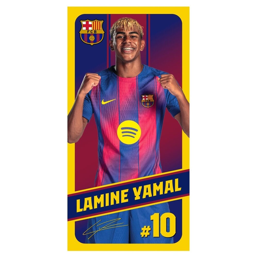 Toalla Lamine Yamal F.C Barcelona microfibra FC BARCELONA