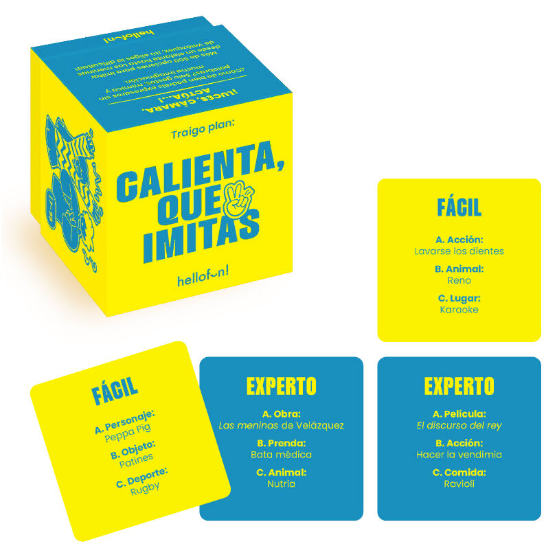 Juego Calienta Que Imitas español HELLOFUN!