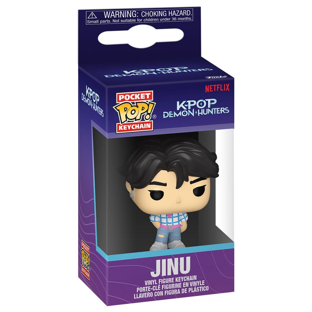Llavero Pocket POP KPop Demon Hunters Jinu FUNKO