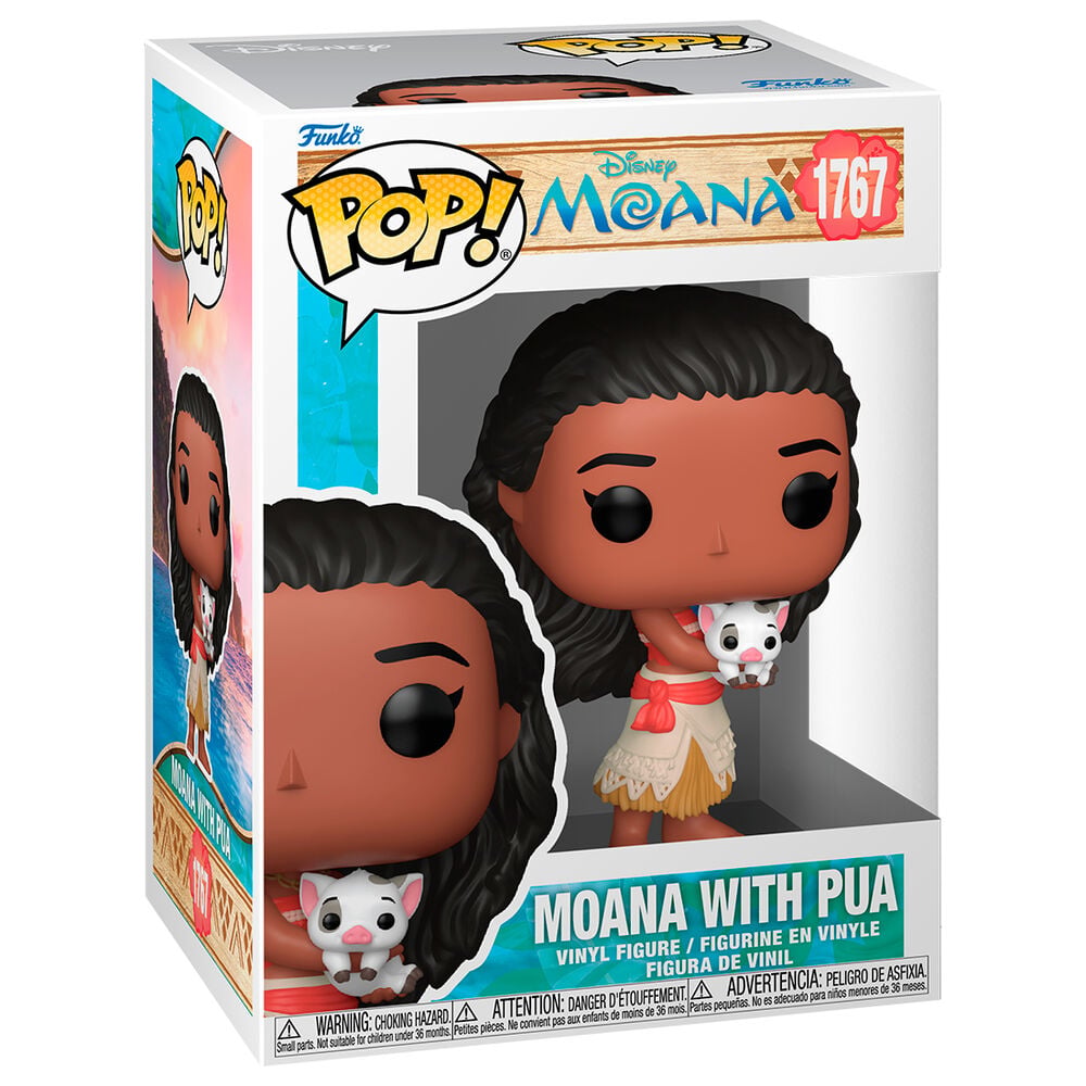 Figura POP Disney Vaiana Moana 3 Moana with Pua FUNKO