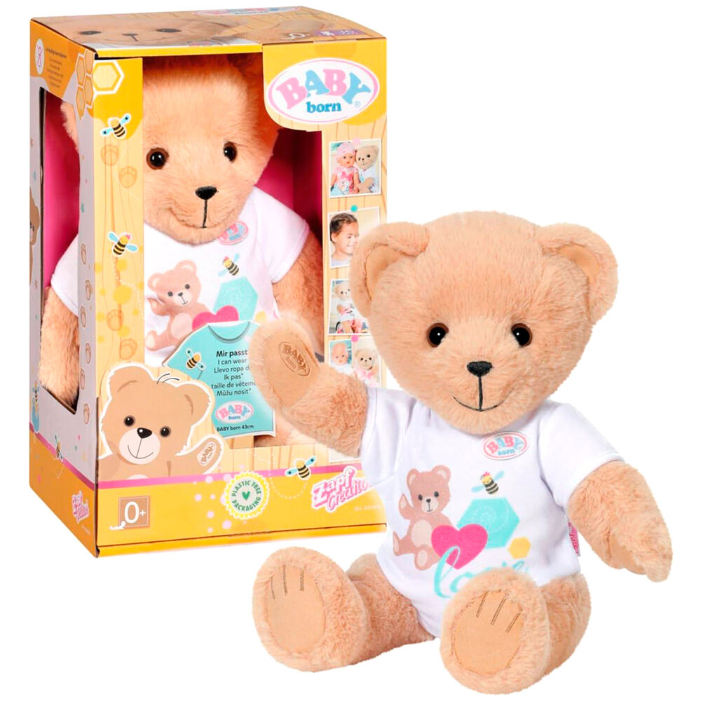Muñeco peluche Osito Blanco Baby Born 36cm MGA