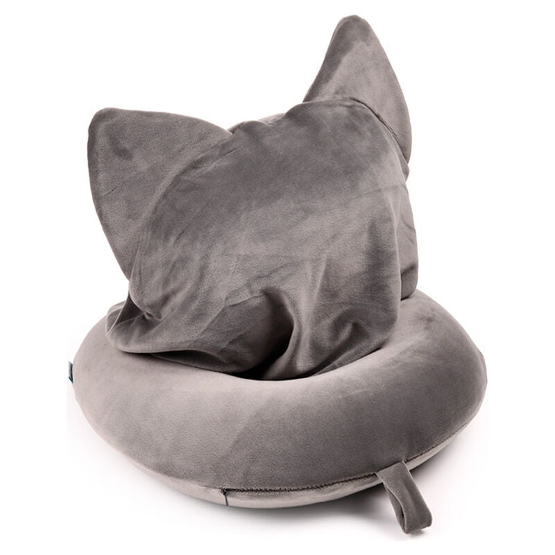 Almohada viaje capucha Gatos Beans & Co Hoodeazzz PUCKATOR