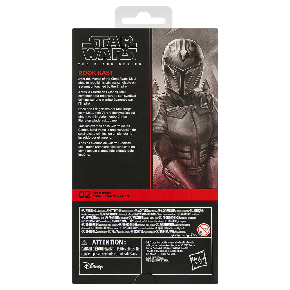 Figura Rook Kast Maul Shadow Lord Star Wars 15cm HASBRO