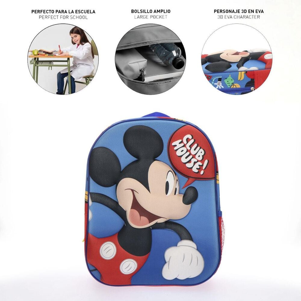 Mochila 3D Mickey Disney 30cm CERDÁ