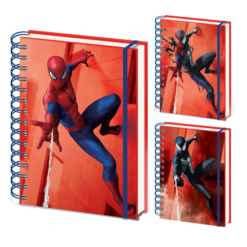 Cuaderno 3D lenticular A5 Spiderman Marvel PYRAMID