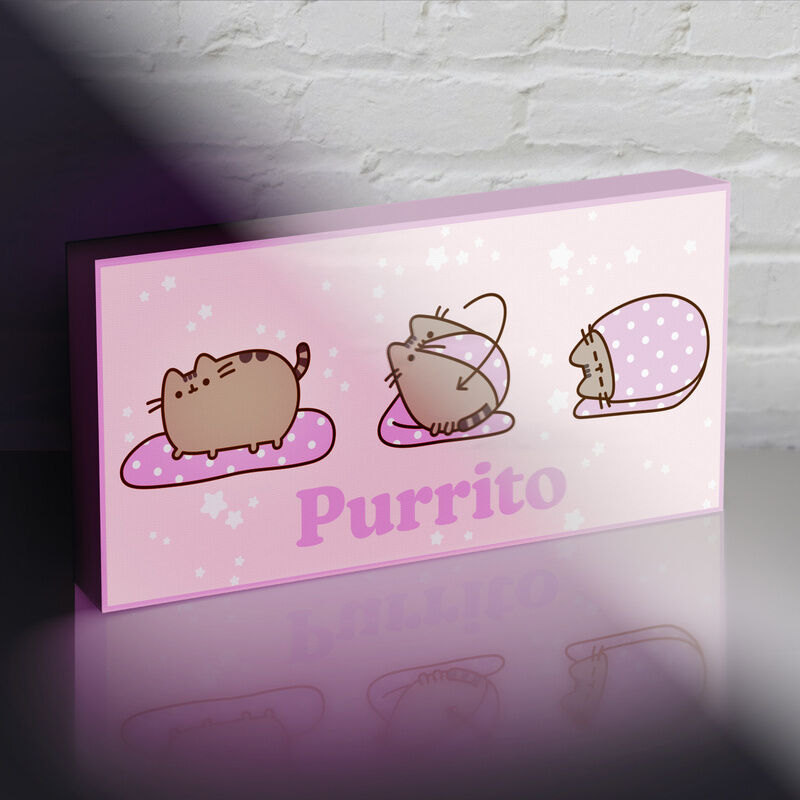 Lienzo con Luz Pusheen PYRAMID