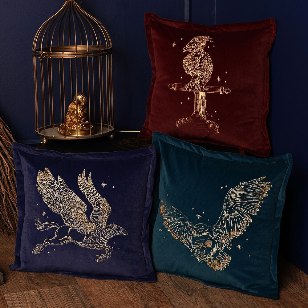 Cojin velvet Fawkes Harry Potter WIDDOP & CO