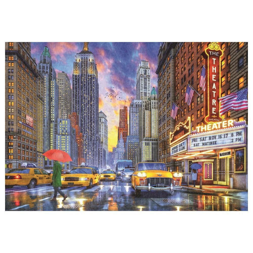 Puzzle Rainy Manhattan 2000pzs CLEMENTONI