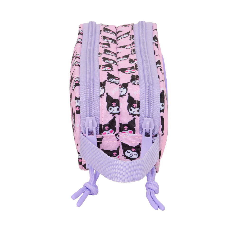Portatodo Kuromi Hello Kitty doble SAFTA