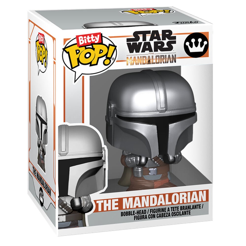 Figura Bitty POP Ride Star Wars The Mandalorian In N1 Starfighter With Grogu FUNKO