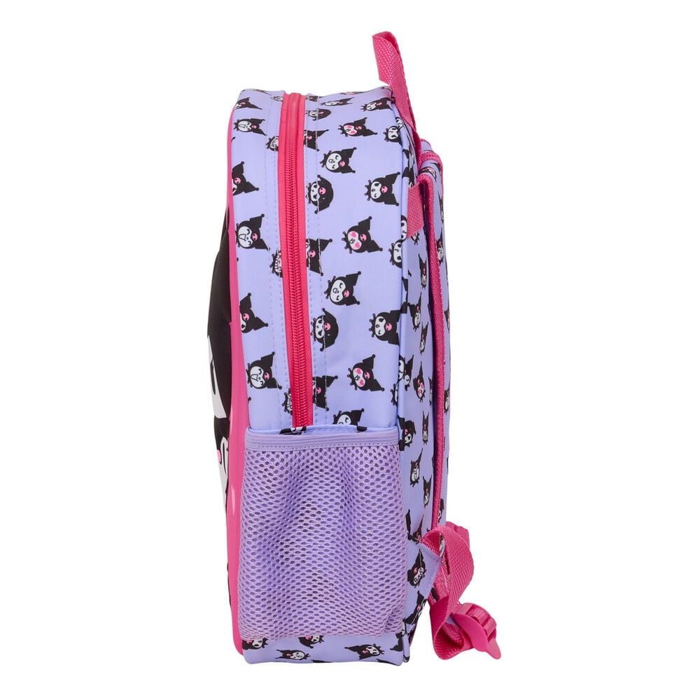 Mochila 3D Kuromi Hello Kitty 33cm SAFTA