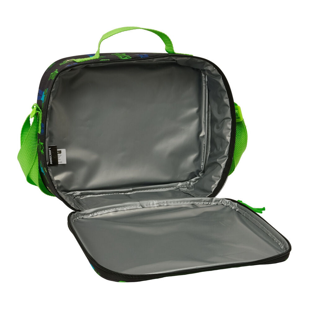 Bolsa portameriendas 3D Minecraft termica SAFTA