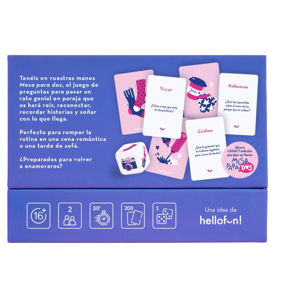 Juego Mesa Para Dos español HELLOFUN!