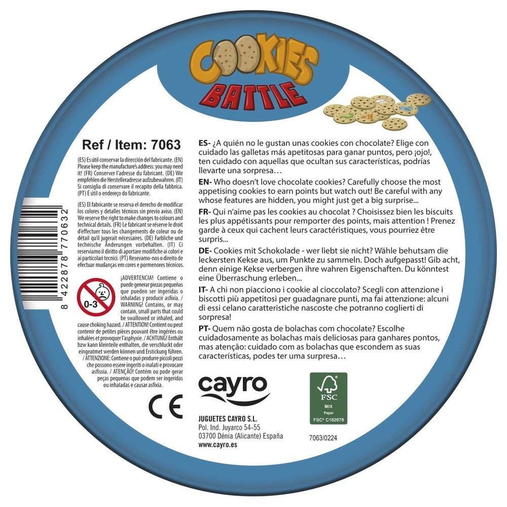 Juego Cookies Battle CAYRO