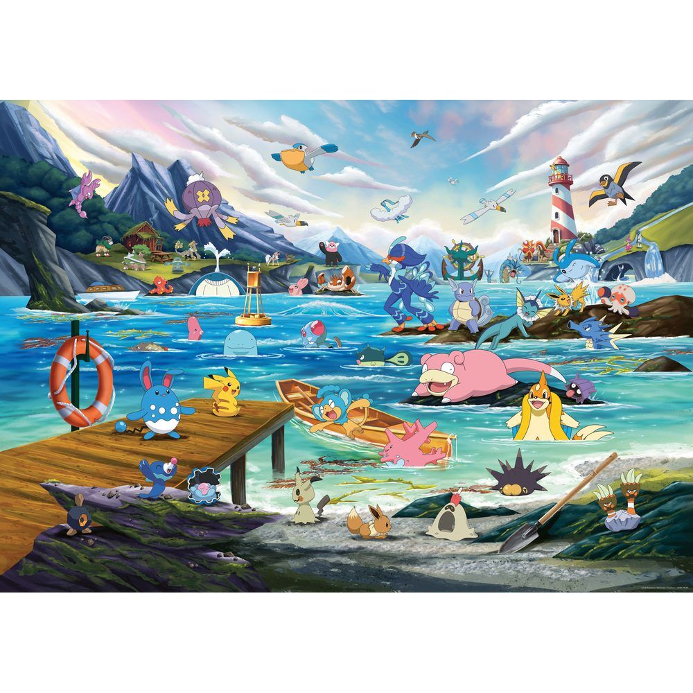 Puzzle Vaporeon y el Mar Templado Pokemon Breakout 3 1000pzs RAVENSBURGER