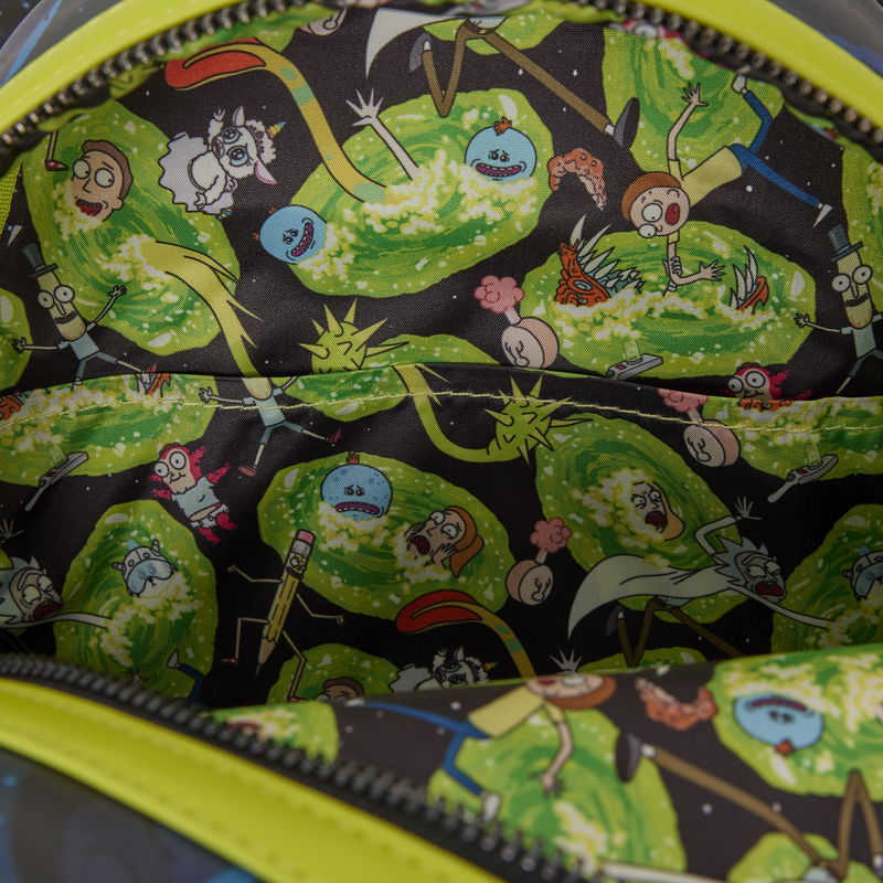 Mochila Cartoon Network Rick and Morty Space Cruiser Loungefly 26cm LOUNGEFLY