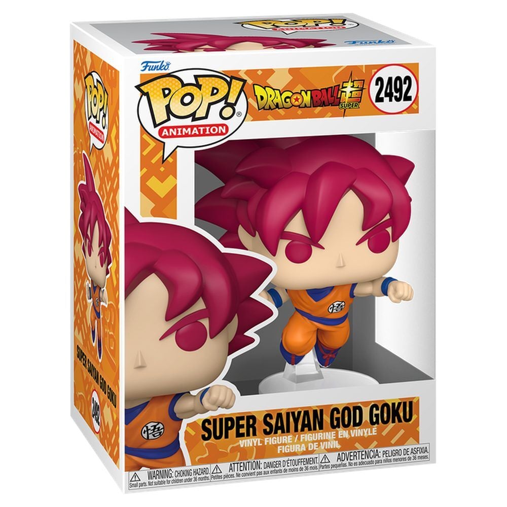 Figura POP Dragon Ball Super - Super Saiyan God Goku FUNKO