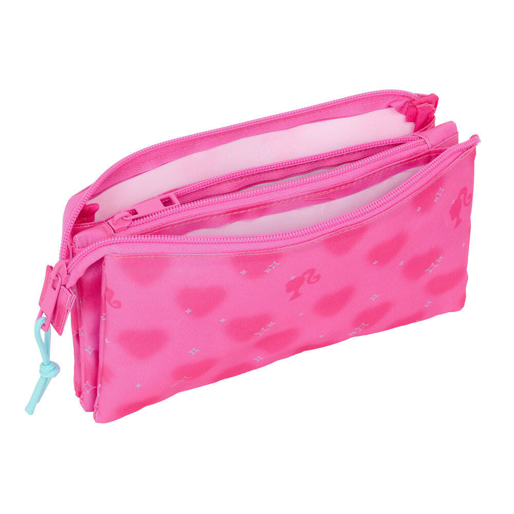 Portatodo Corazones Barbie triple SAFTA