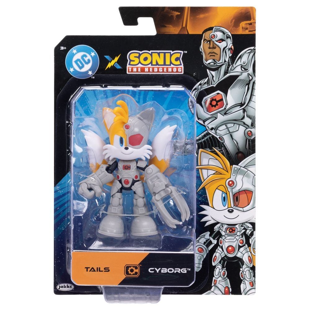 Figura Tails Sonic The Hedgehog x Dc Comics 13cm