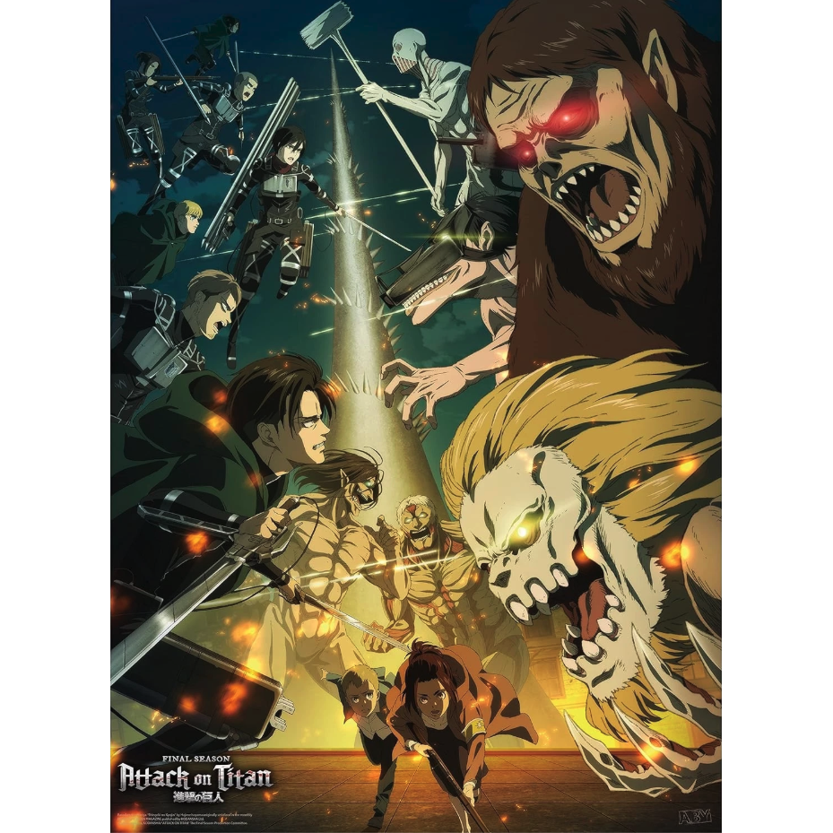 Set 2 posters Attack On Titan PYRAMID
