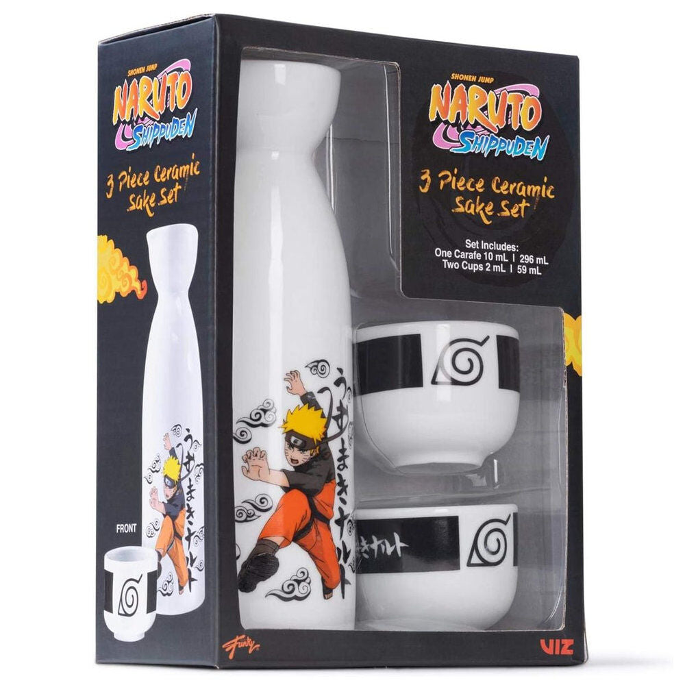 Set Sake Naruto Shipppuden 3pzs JUST FUNKY