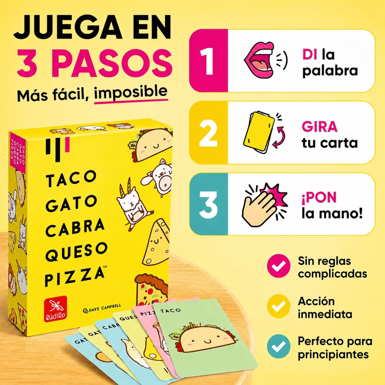 Ludilo - Taco Gato Cabra Queso Pizza Frikartes