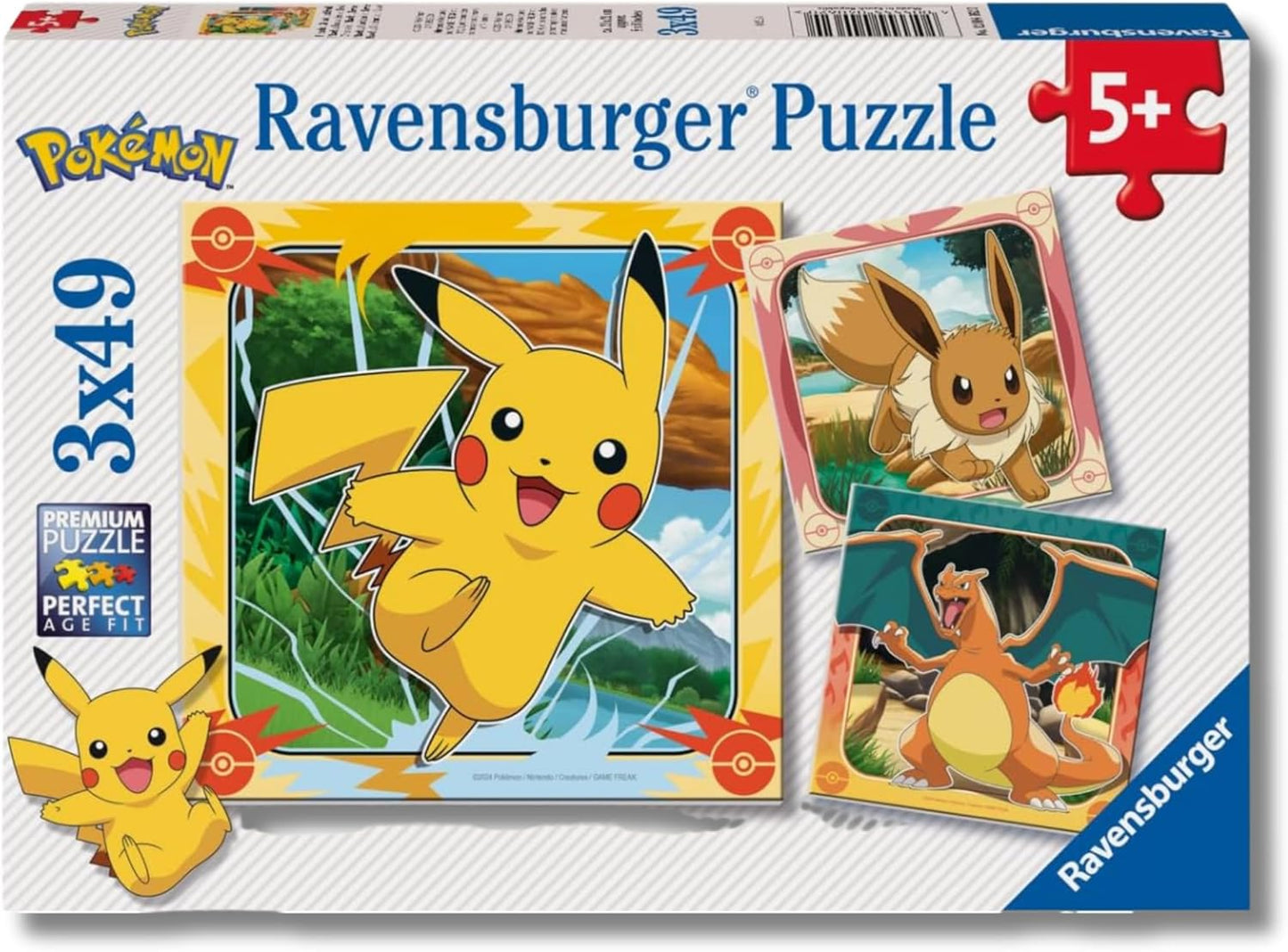 Pokemon 3 Puzzles 49 Piezas Frikartes