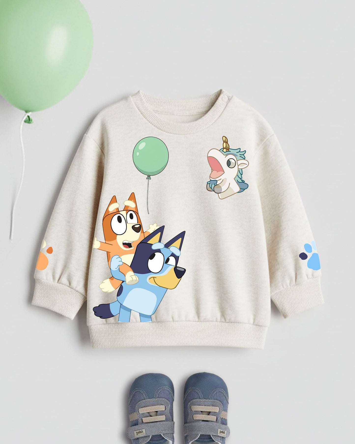 Bluey, Bingo y Unicorsio Frikartes