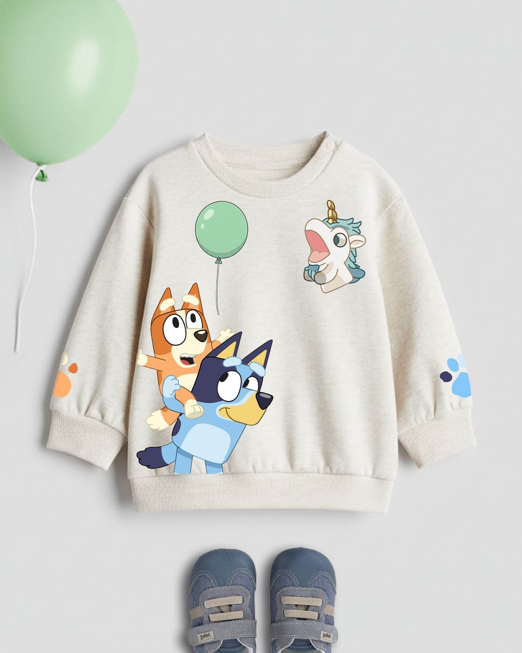 Bluey, Bingo y Unicorsio Frikartes