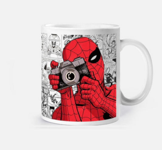 Taza Spiderman: ¡Tu Café con Sentido Arácnido! Frikartes