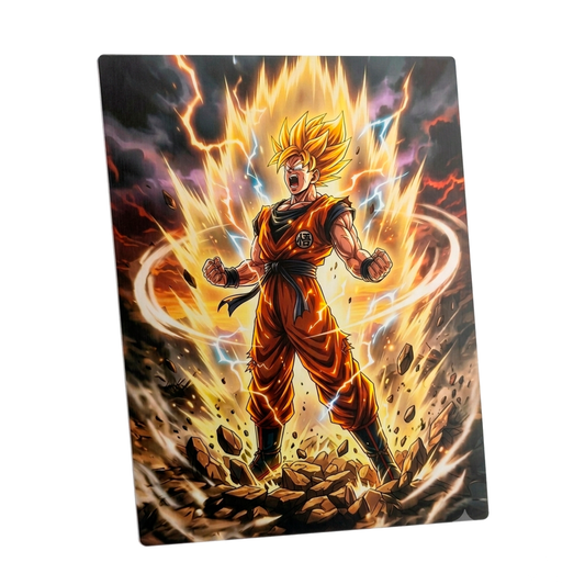 Cuadro panel aluminio Goku Super Saiyan Frikartes