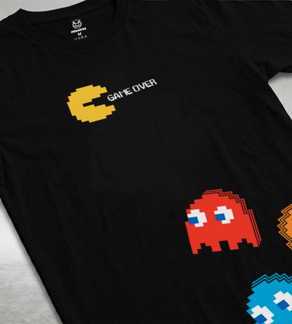 CAMISETA PACMAN GAME OVER 🕹️ Frikartes