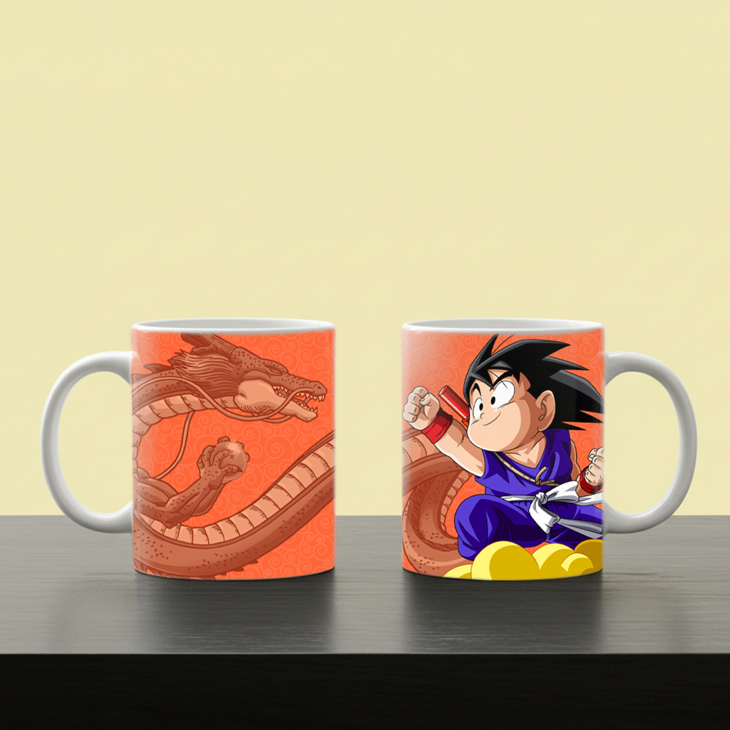 Taza Dragon Ball Origins: Goku & Shenron Frikartes