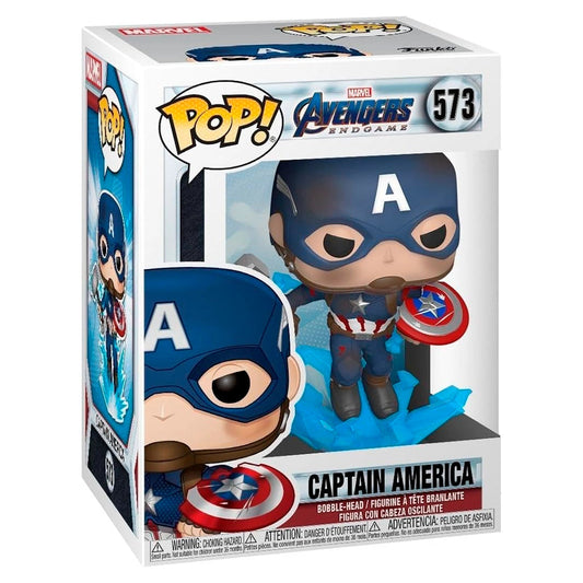 Funko POP! Marvel: Avengers Endgame - Captain America with Broken Shield & Mjolnir Frikartes