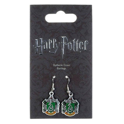 Pendientes Slytherin Crest Harry Potter THE CARAT SHOP