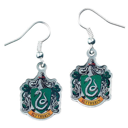 Pendientes Slytherin Crest Harry Potter THE CARAT SHOP