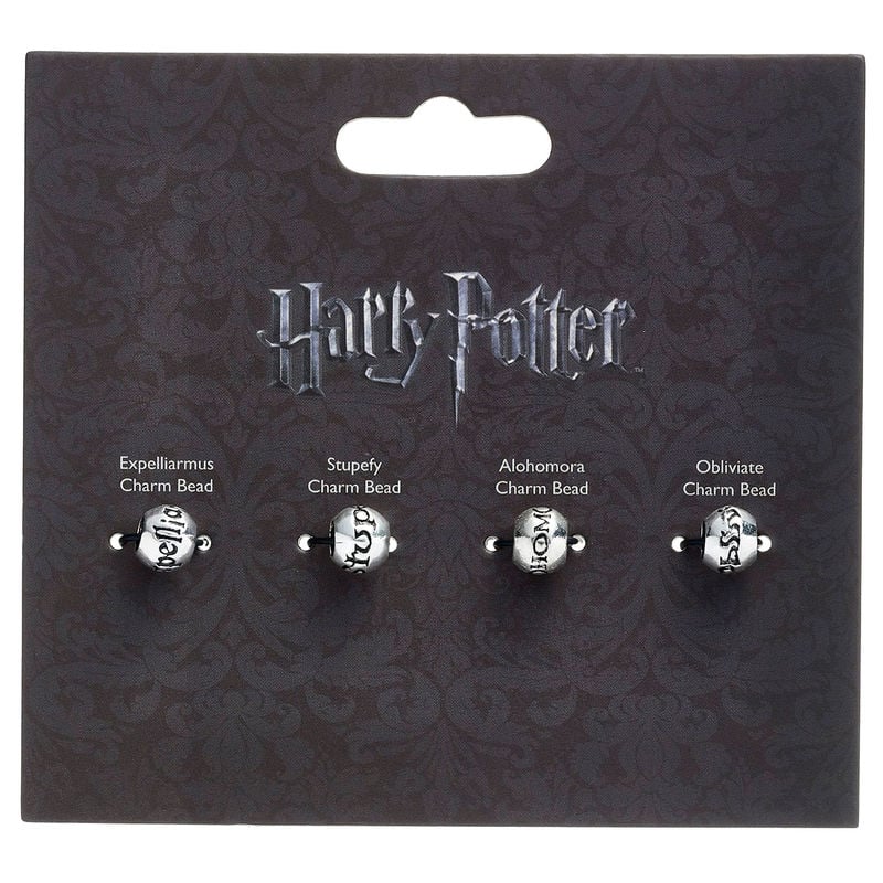 Set 4 abalorios hechizo Harry Potter surtido THE CARAT SHOP