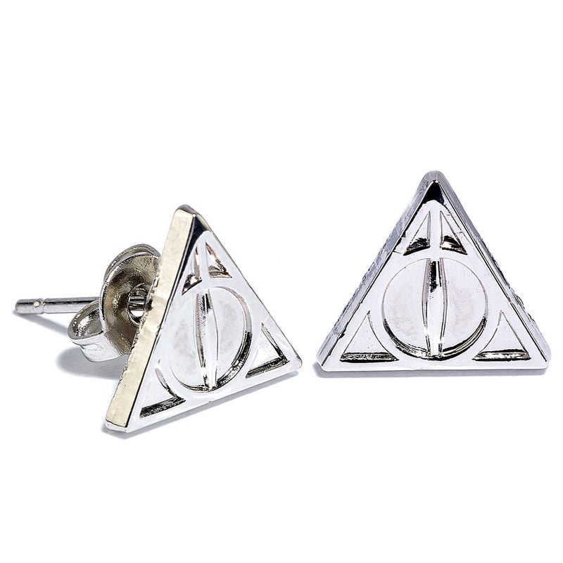Set pendientes Deathly Hallows Golden Snitch Platform Harry Potter THE CARAT SHOP