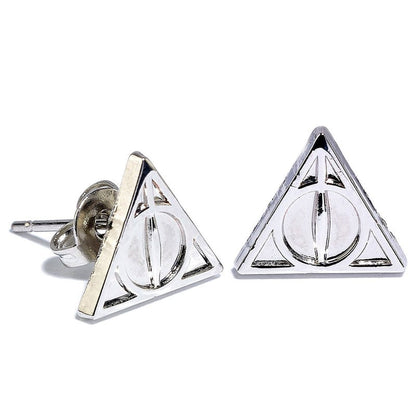 Set pendientes Deathly Hallows Golden Snitch Platform Harry Potter THE CARAT SHOP