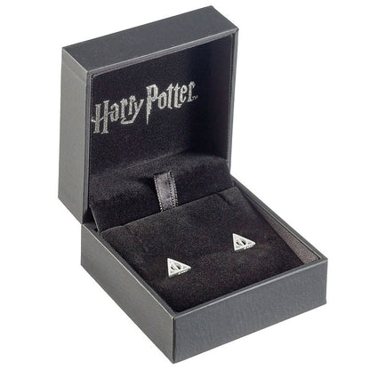 Pendientes Deathly Hallows plata THE CARAT SHOP