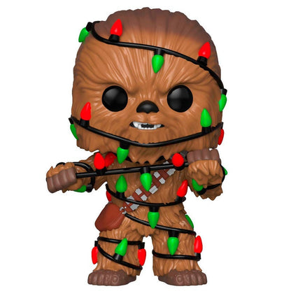 Figura POP Star Wars Holiday Chewie with Lights FUNKO