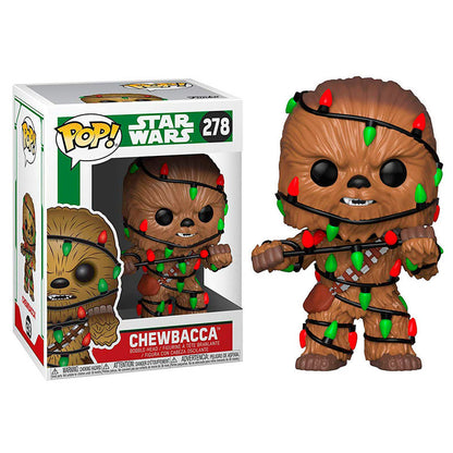 Figura POP Star Wars Holiday Chewie with Lights FUNKO