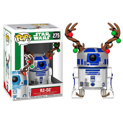 Figura POP Star Wars Holiday R2-D2 with Antlers FUNKO