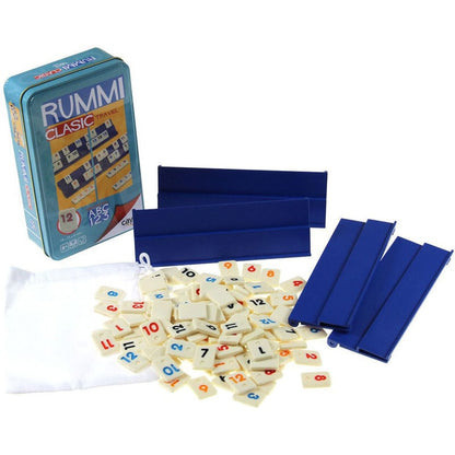Juego Rummi viaje caja metalica CAYRO